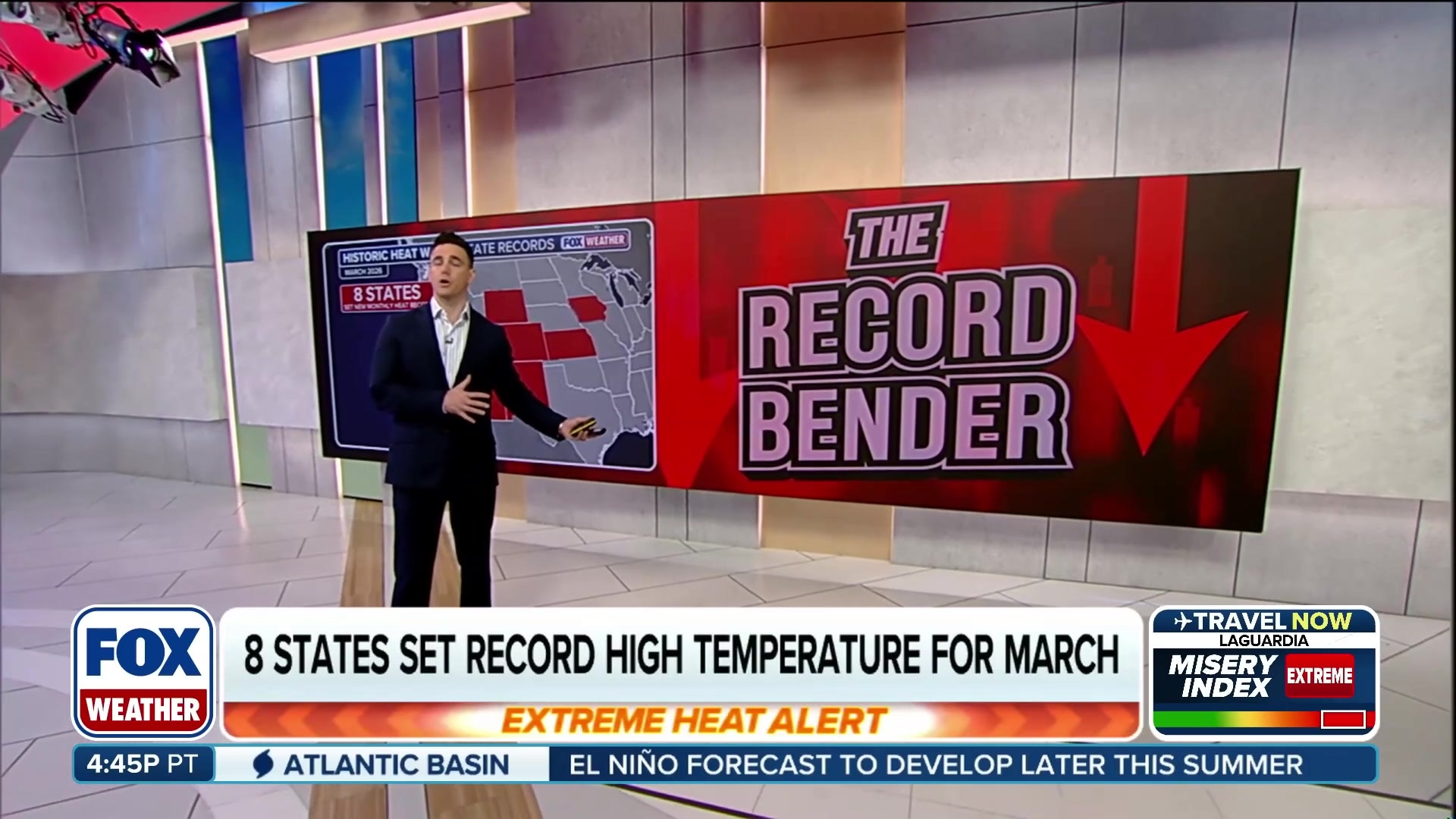 Historic heat wave sets new March temperature records across 8 states
