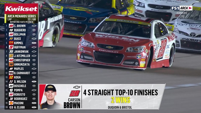 Carson Brown leads ARCA Menards Series field to green at Kansas