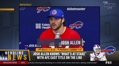 Josh Allen focused on next game with AFC East title on the line