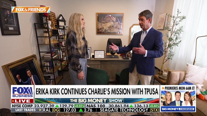 Erika Kirk continues Charlie Kirk's mission with Turning Point USA