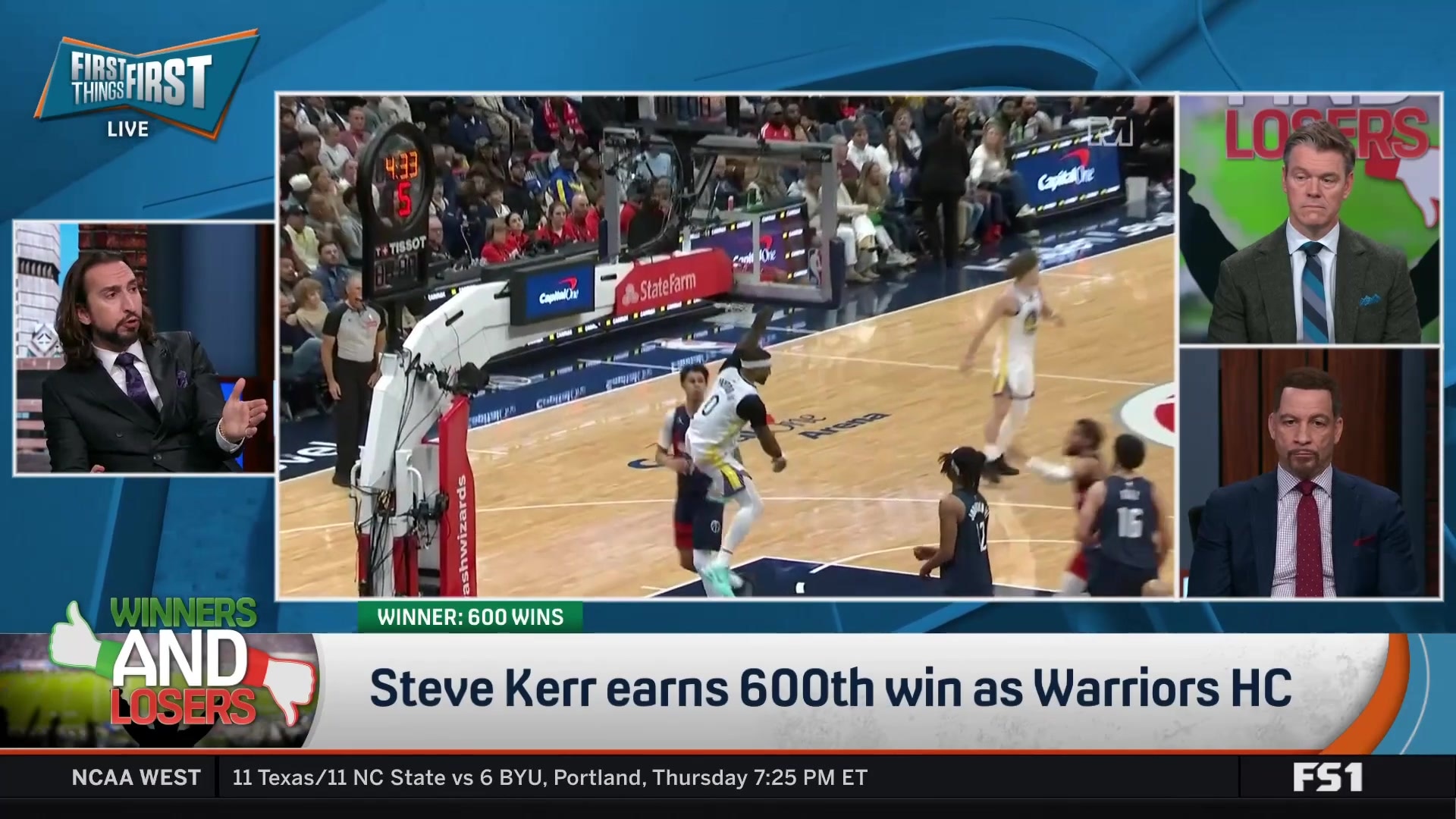 Steve Kerr earns 600th win as Warriors head coach