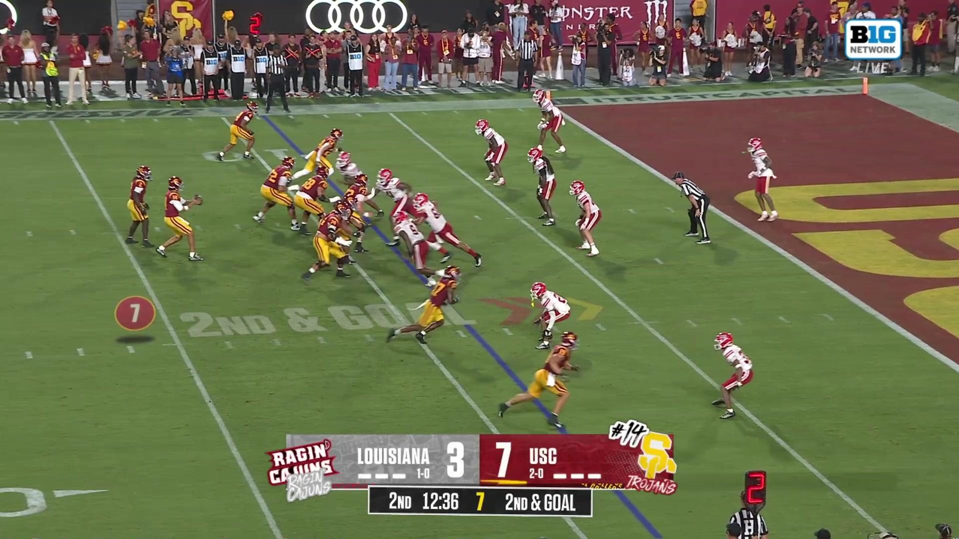 Watch Jayden Maiava finds Mark Bowman for a 9-yard touchdown - BTN