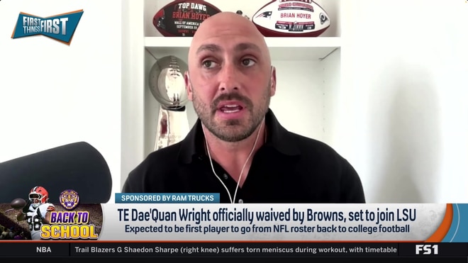 Kevin Stefanski reacts to Daquan Wright returning to college football