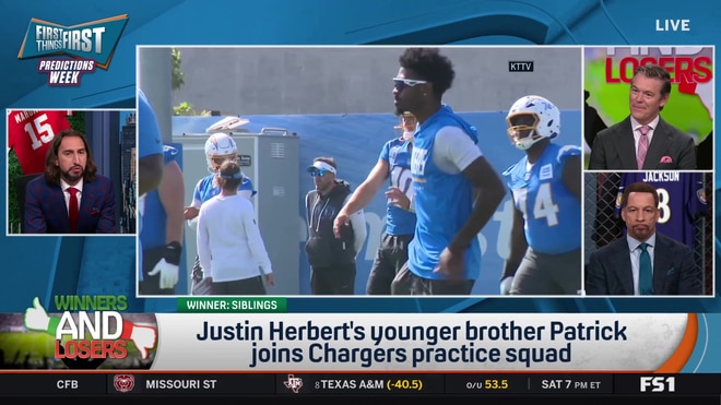 Patrick Herbert joins brother Justin on Chargers practice squad