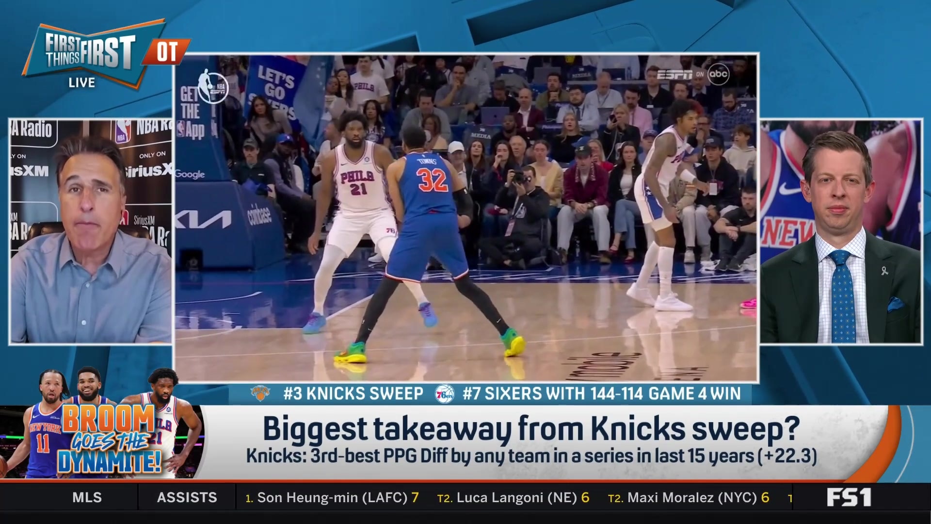 Knicks face 'major disappointment' if they don't reach NBA Finals