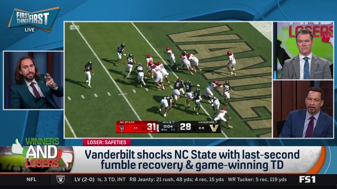 Nick Wright and crew dissect NC State's safety blunder against Vanderbilt