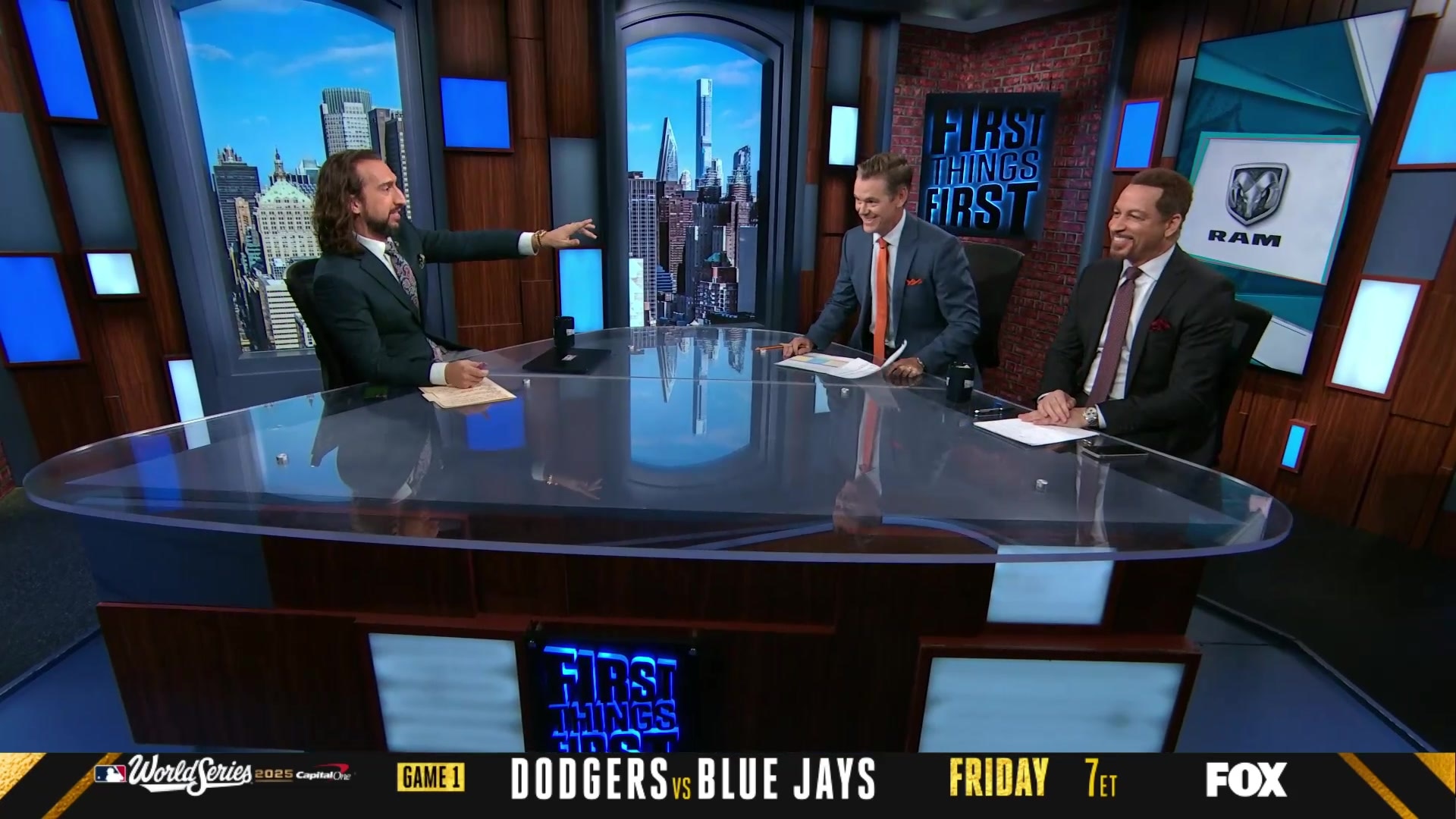 First Things First show introduction and book puns