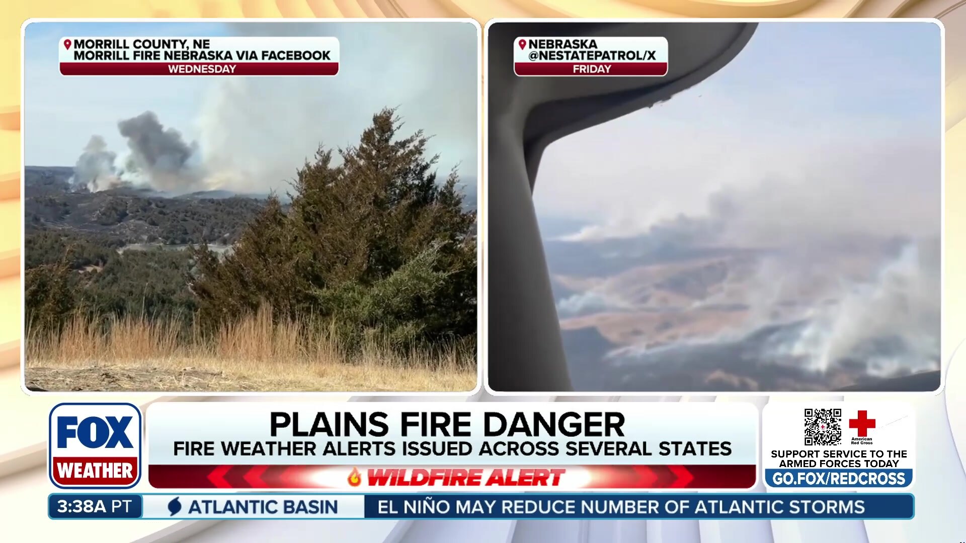 Plains wildfire danger: heat and dry conditions