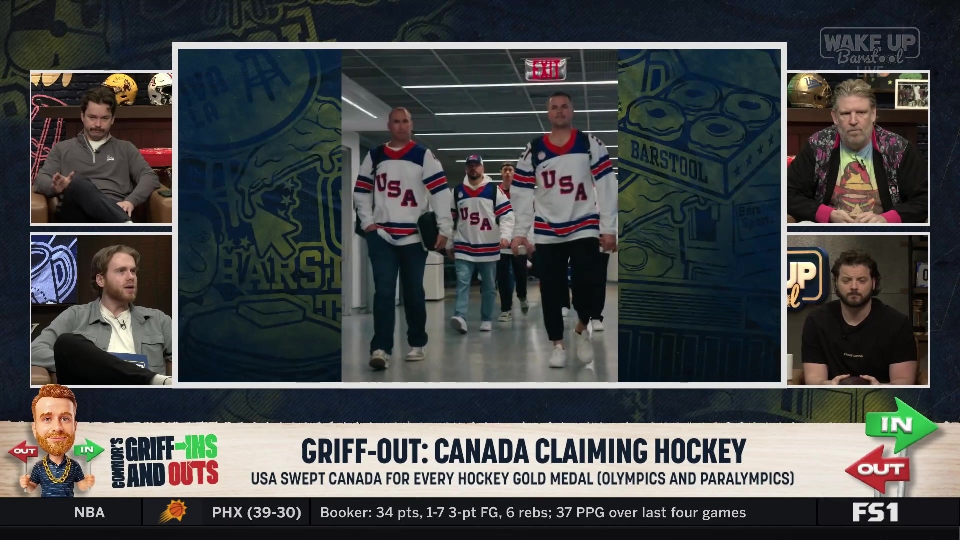 USA sweeps Canada in Olympic hockey, ending their claim to the sport