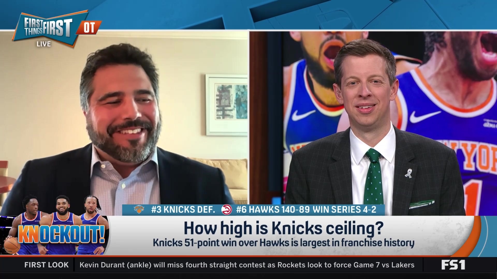 Nick Friedell doubts Knicks' true ceiling in the NBA Playoffs