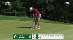 Joaquin Niemann and Lucas Herbert battle for the lead in Bedminster
