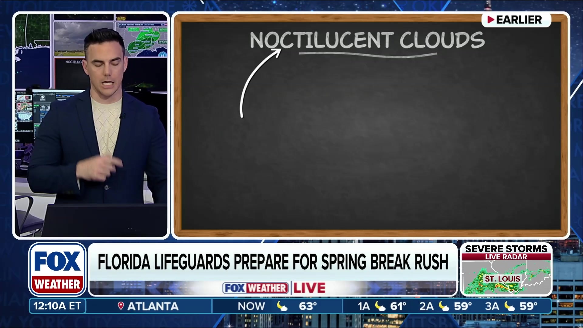 Explaining noctilucent clouds spotted over Florida