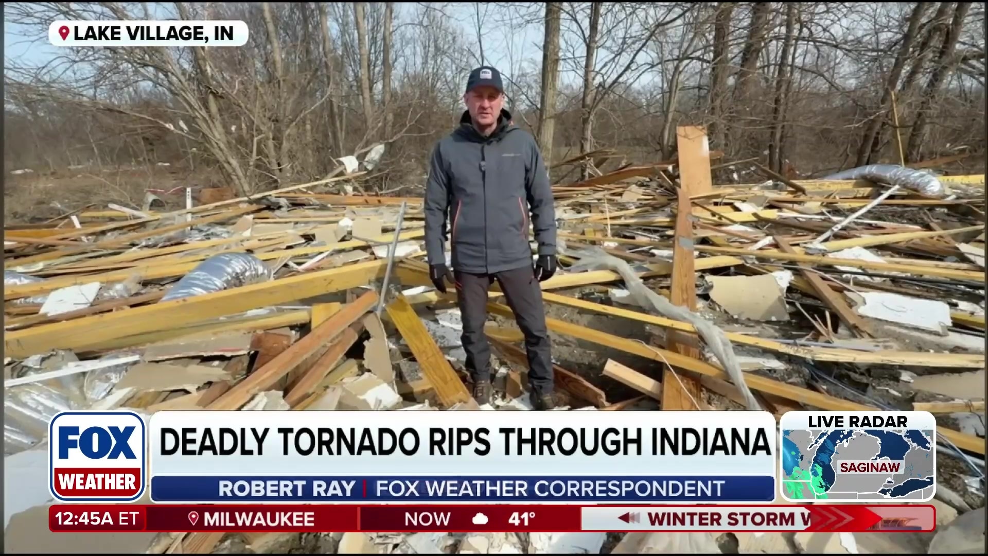 Deadly tornado rips through Indiana, leaving widespread damage