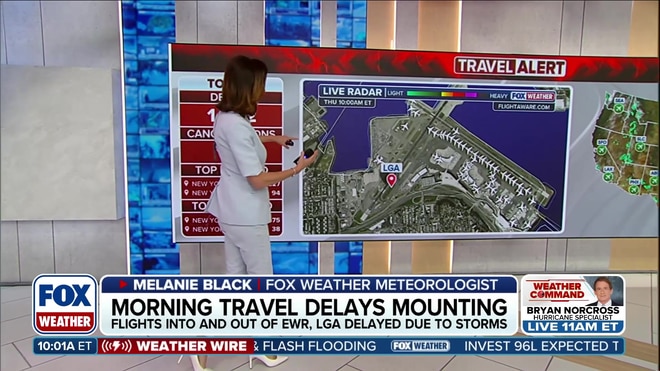 Severe storms trigger travel nightmare at New York City airports