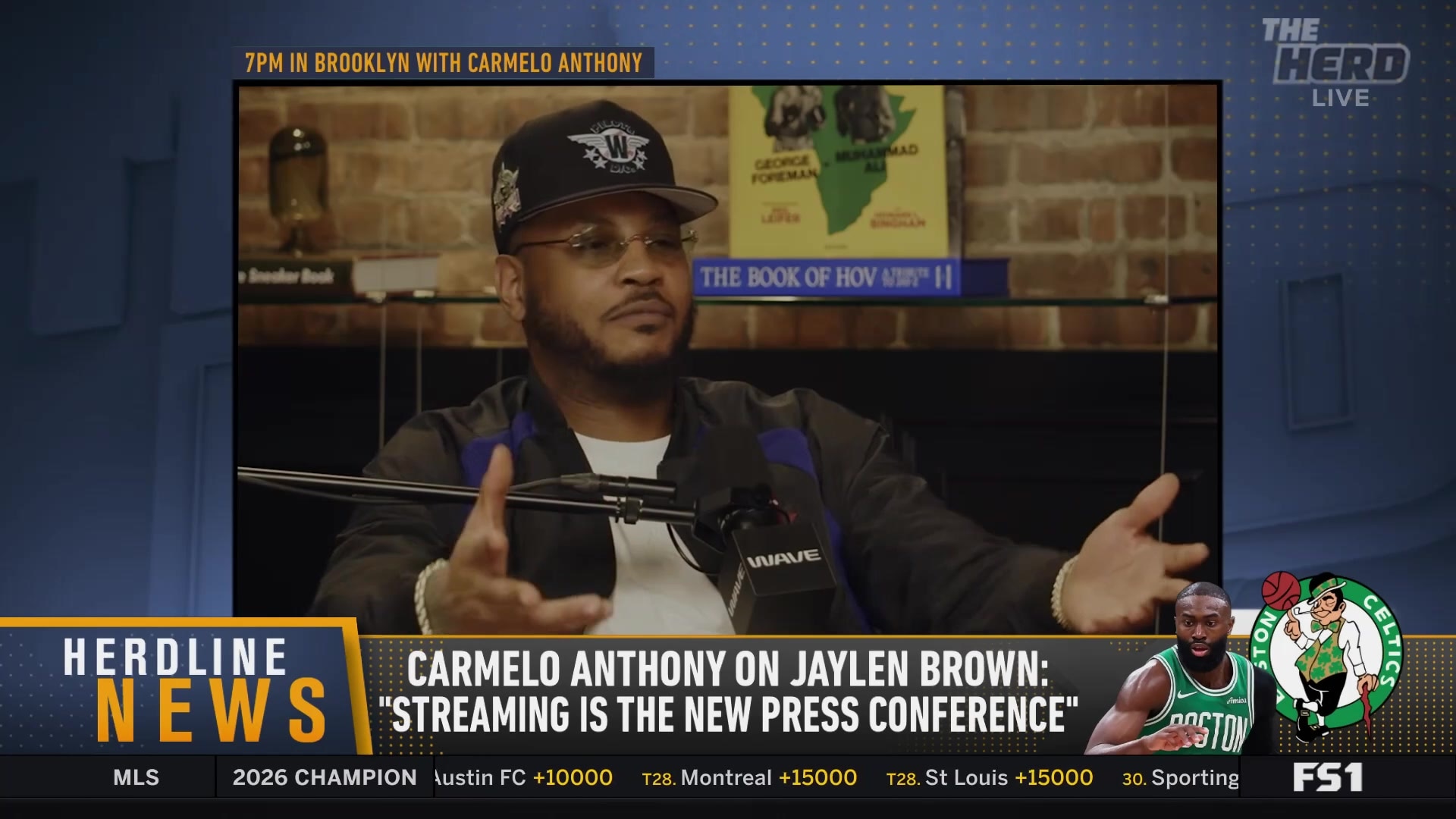 Carmelo Anthony Explains Why Streaming is the New Press Conference
