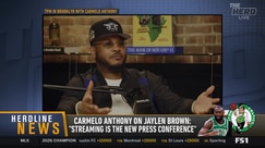 Carmelo Anthony Explains Why Streaming is the New Press Conference