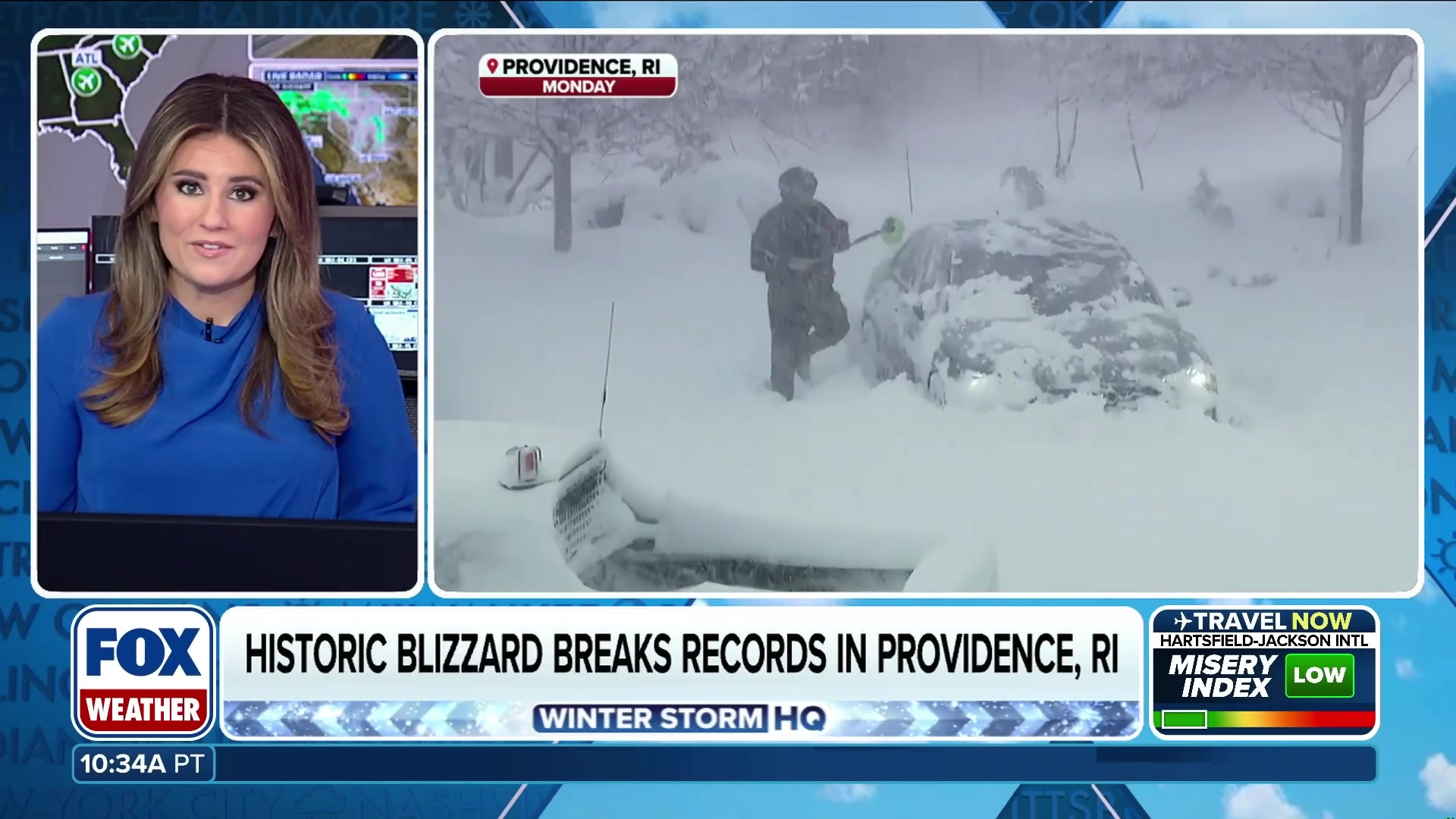 Providence, Rhode Island breaks snow record with nearly 38 inches of snow