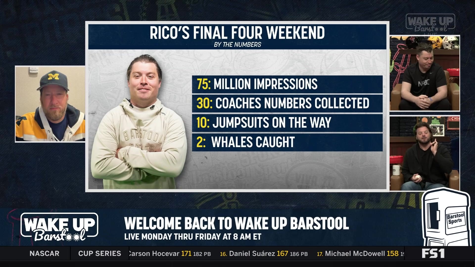 Rico's impressive Final Four weekend and Dave Portnoy's praise for Indianapolis