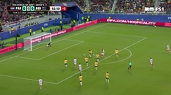 Mauricio's late shot saved by Patrick Beach