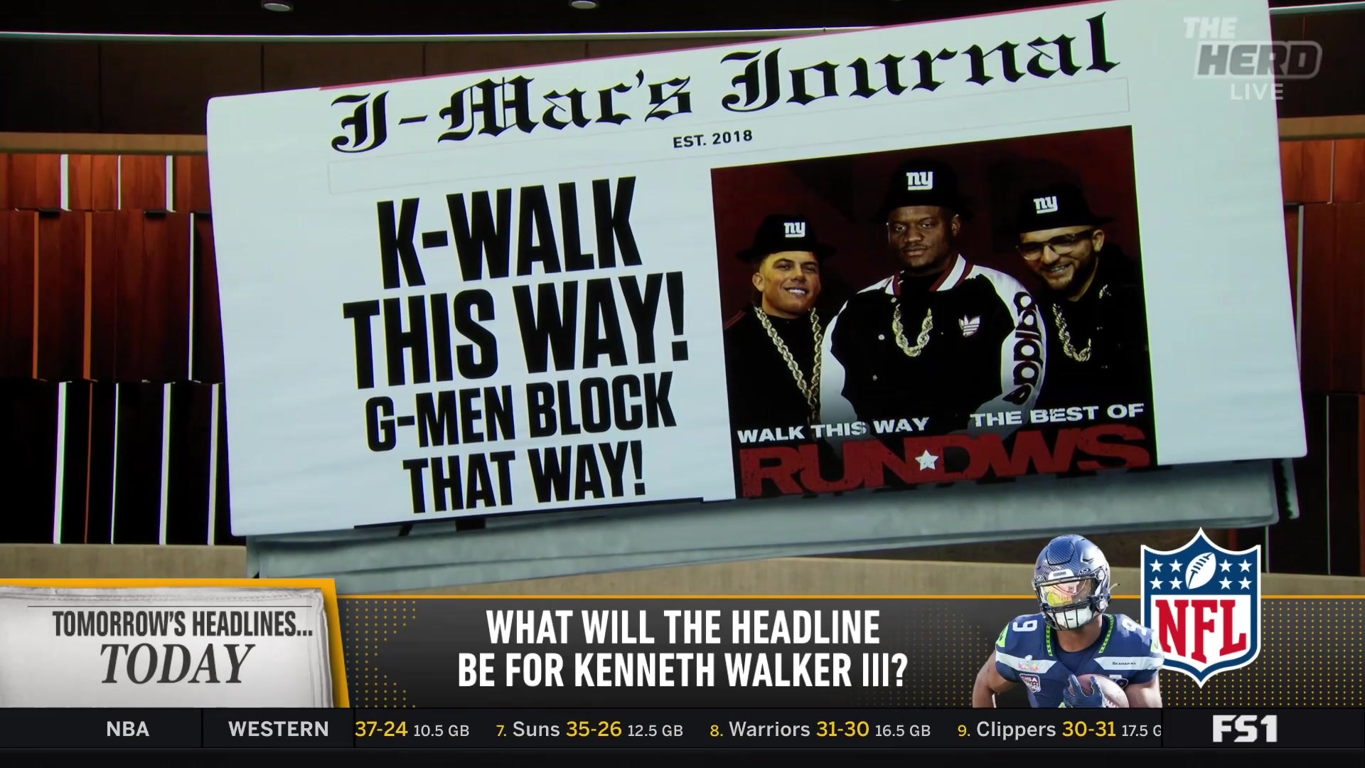 Kenneth Walker III to the Giants for a Super Bowl push