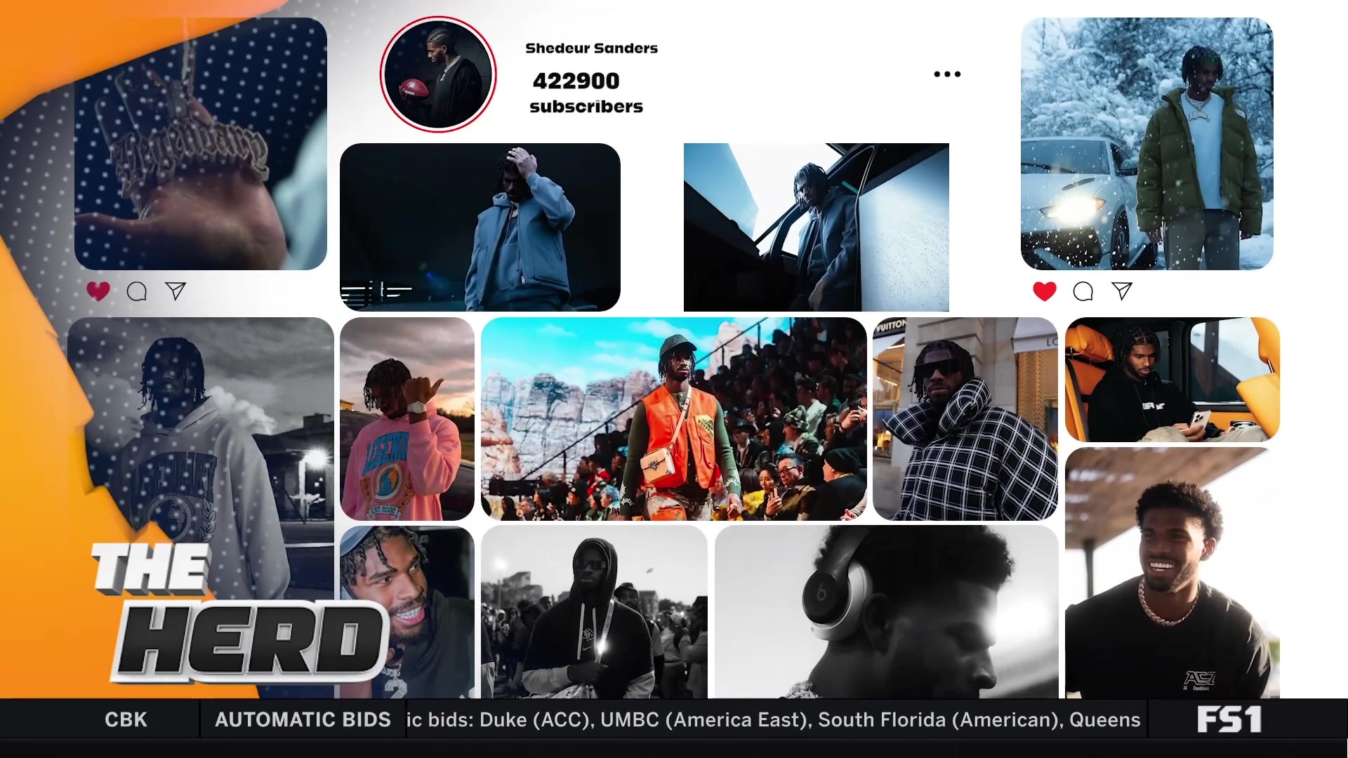 Colin Cowherd questions Shedeur Sanders' influencer status