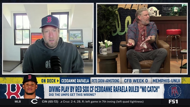 Dave Portnoy rants over controversial Ceddanne Rafaela no-catch call