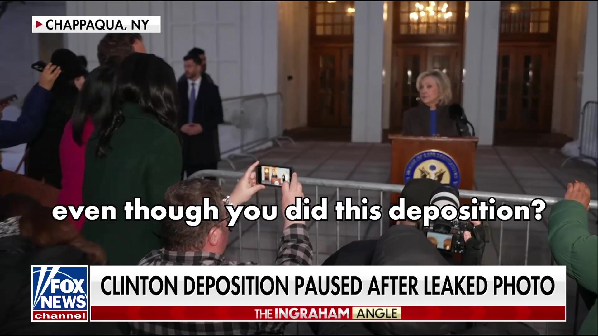 Hillary Clinton on public testimony for Epstein investigation