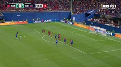 Duckens Nazon's late penalty kick is brilliantly saved by Bono