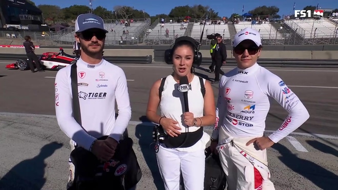 Nikita Johnson and Enzo Fittipaldi discuss their Indy Next title showdown