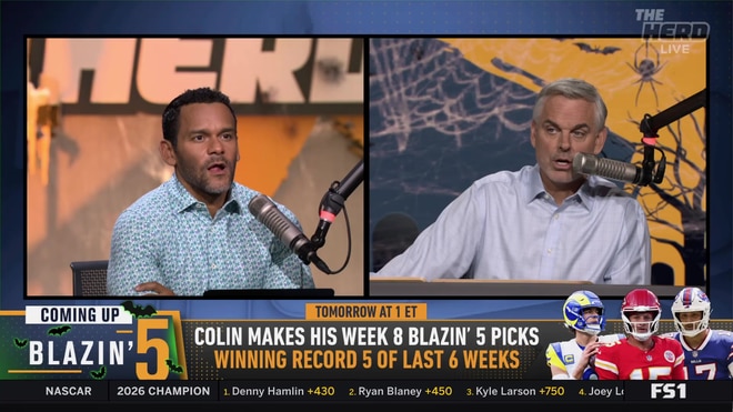 Why Colin Cowherd only has five picks for this week's Blazing 5