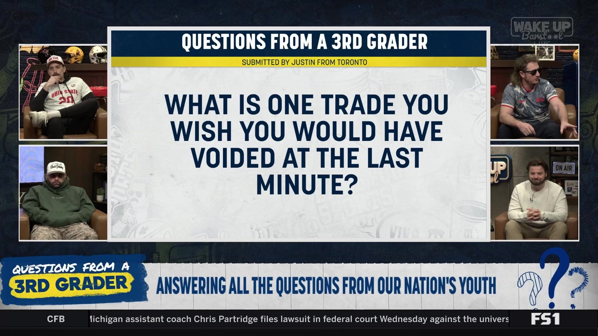 What is one sports trade you wish you could void?