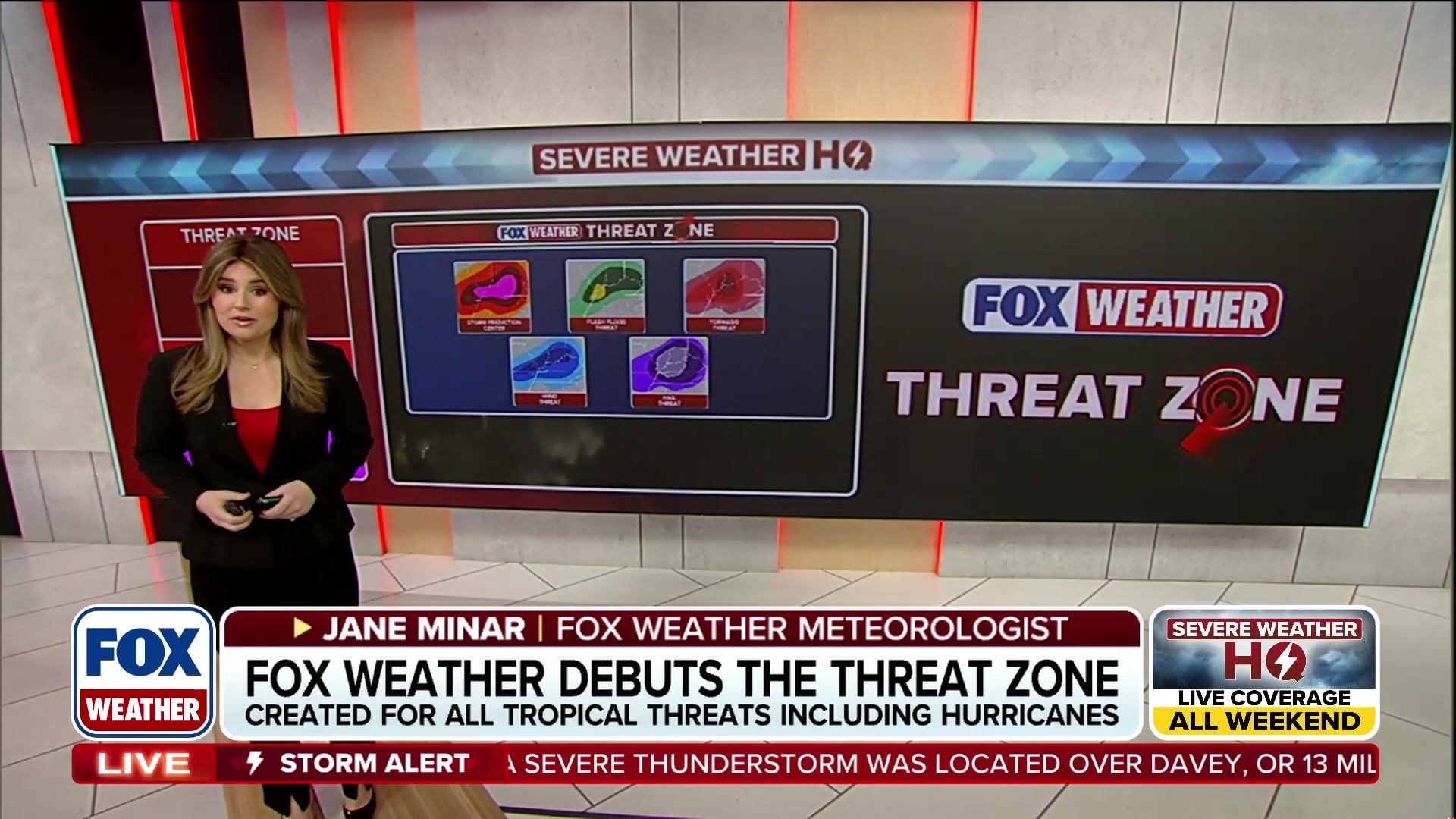 Fox Weather debuts "Threat Zone" for hazardous weather events