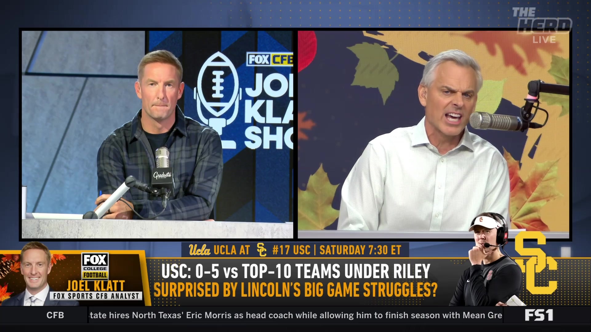 Joel Klatt analyzes USC's defensive struggles under Lincoln Riley