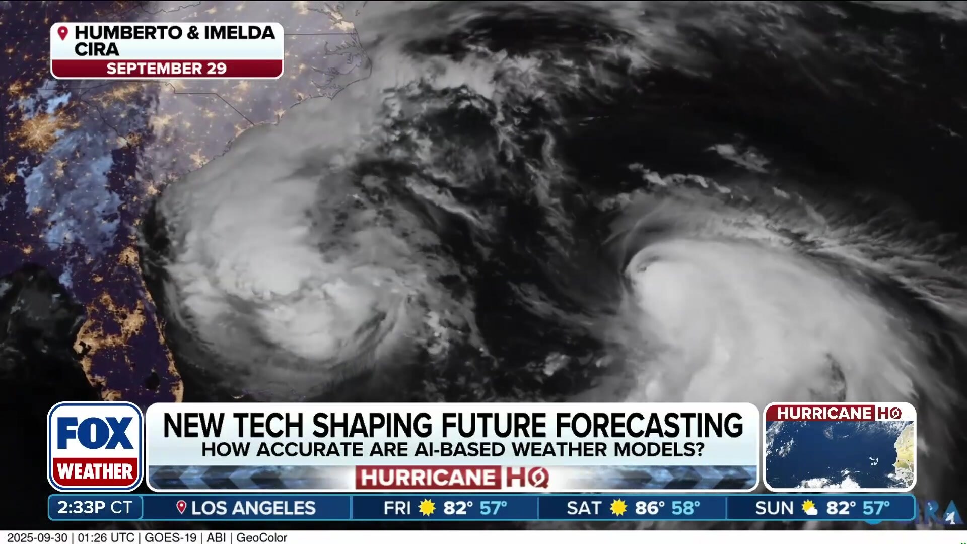AI models outperforming traditional models in hurricane forecasting
