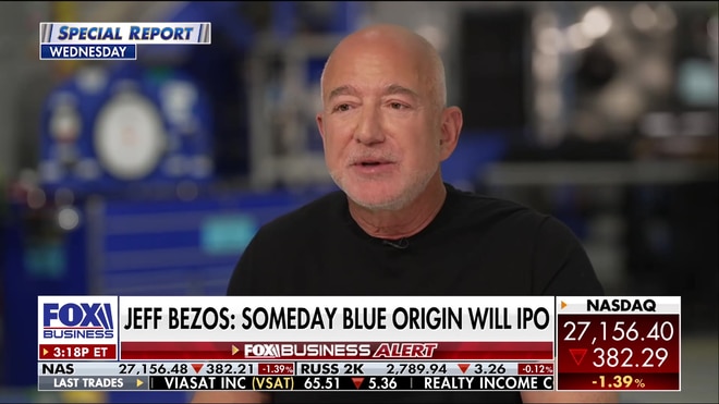 Jeff Bezos says Blue Origin IPO is 'several years' away