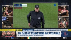Baseball Player Called Out for Lifting Hand Off Base After Walk