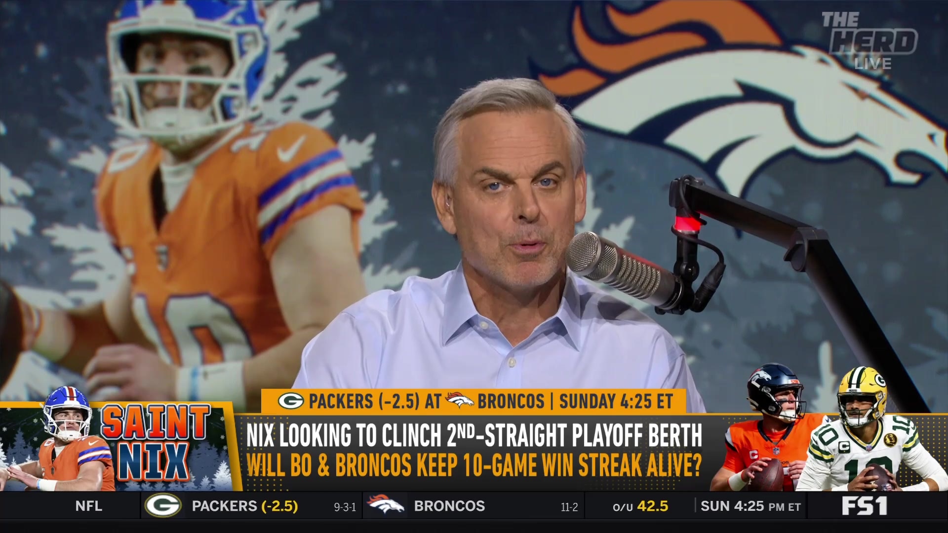 Colin Cowherd argues Bo Nix is comparable to Caleb Williams