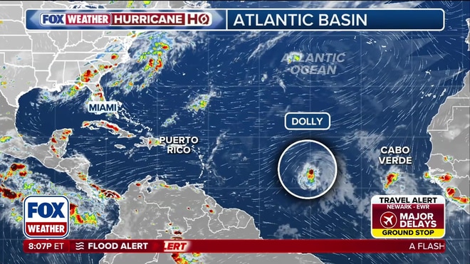 Tropical Storm Dolly threatens Caribbean with heavy rain