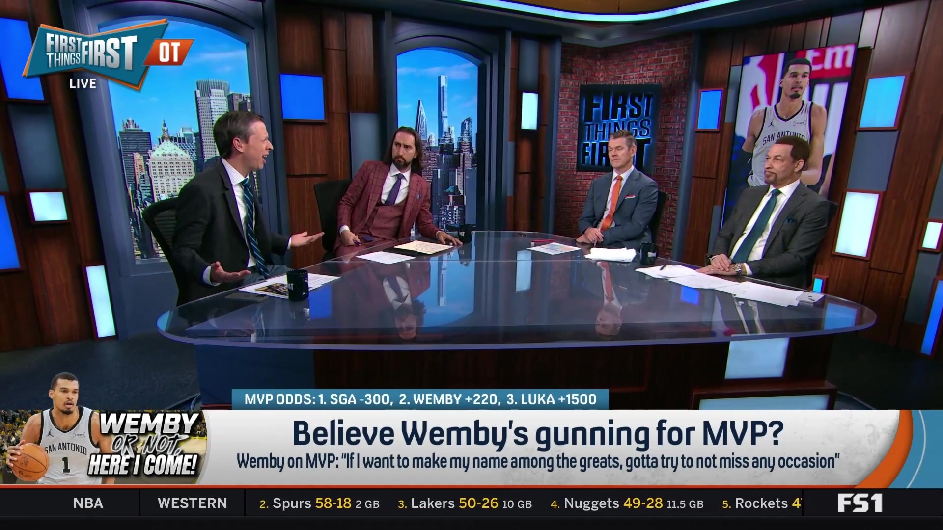 Is Wemby gunning for MVP with his recent performances?