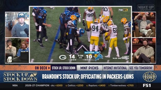 Brandon's stock up: NFL referee throws flag from his back