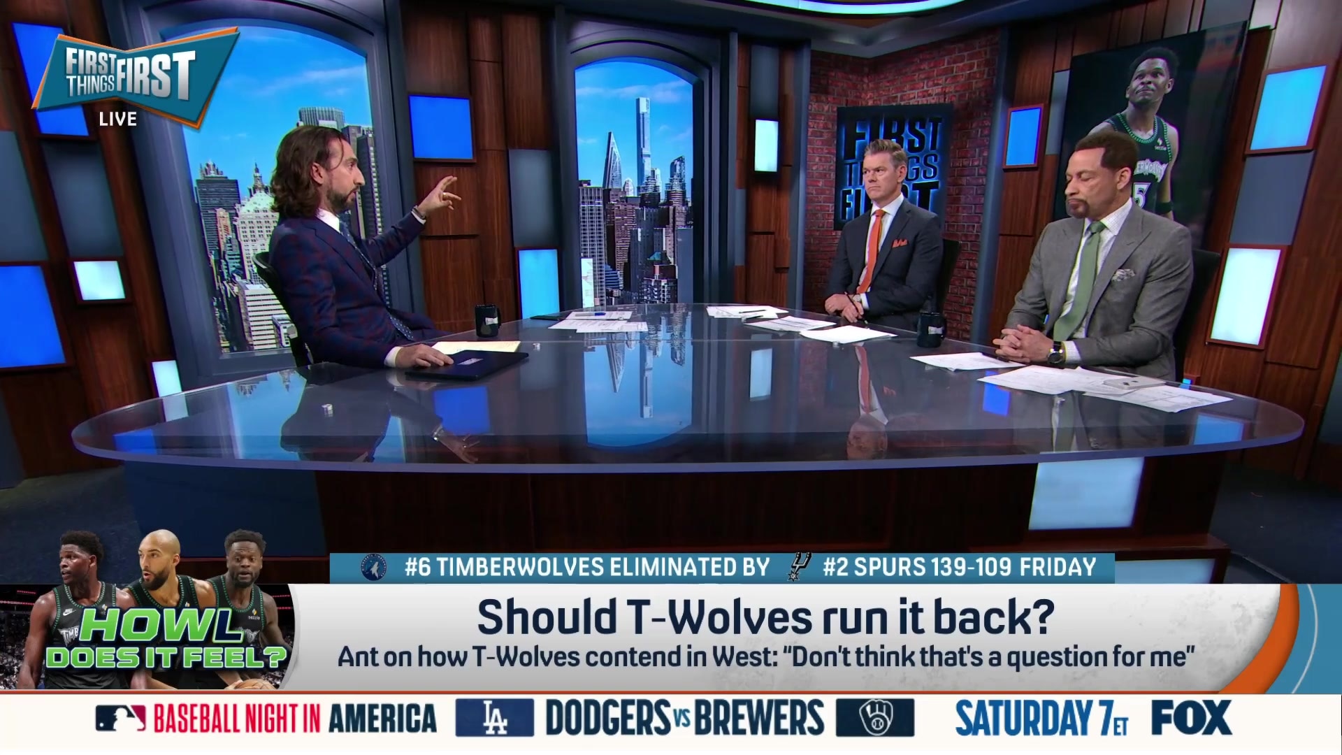Nick Wright predicts Kevin Durant to Timberwolves for Julius Randle