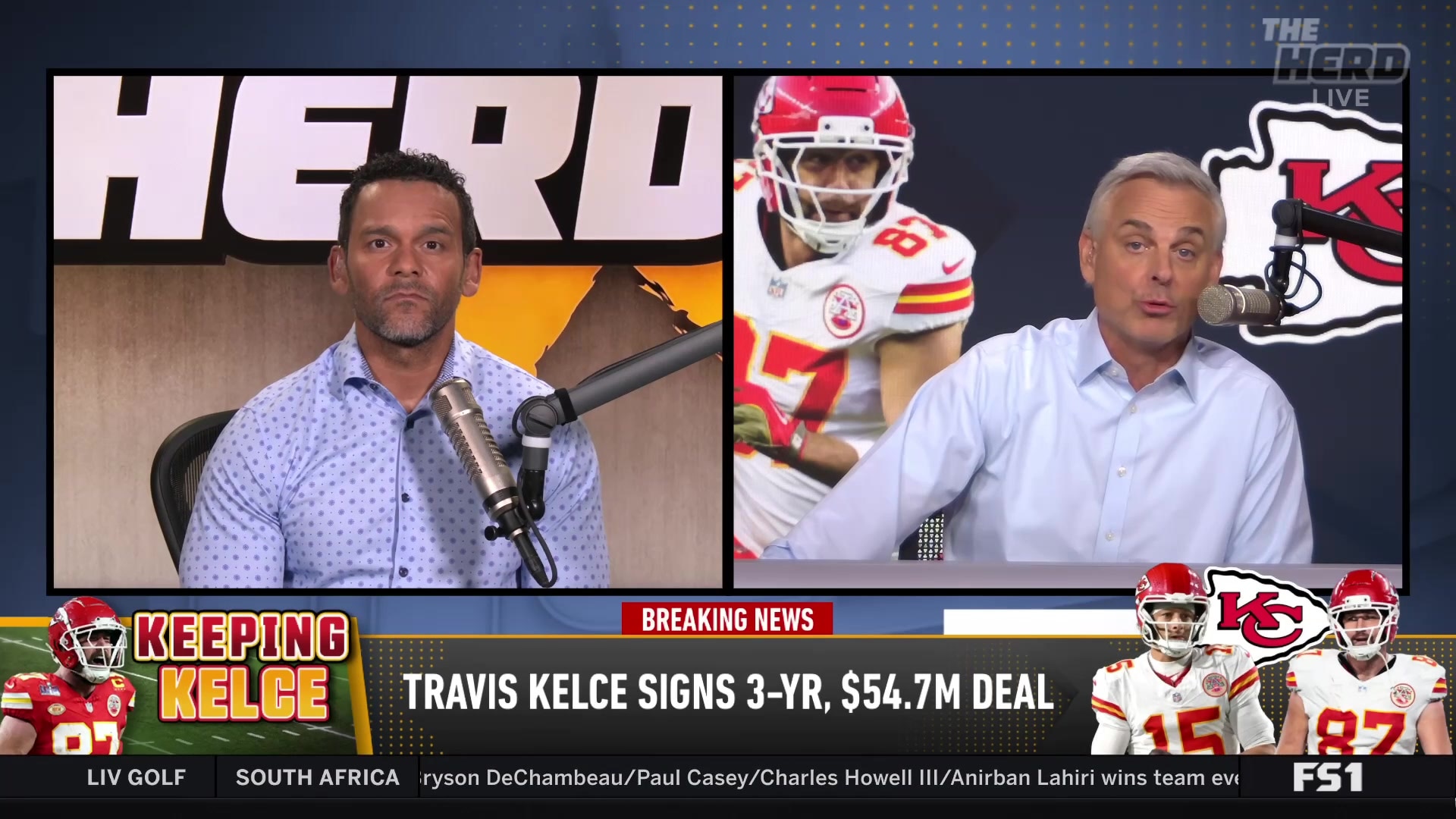 Colin Cowherd and Jason McIntyre debate the Kansas City Chiefs' Super Bowl odds
