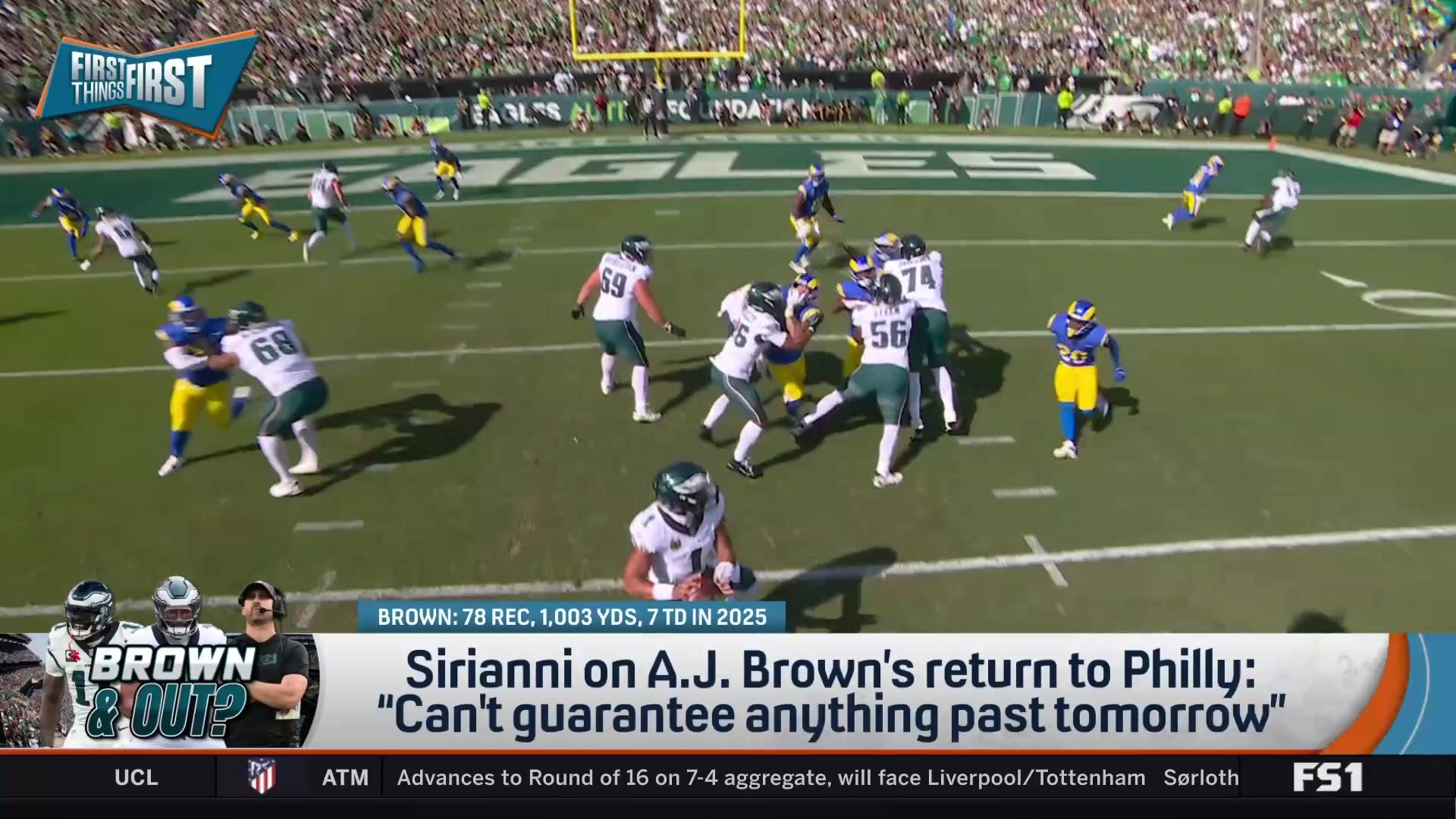 Nick Sirianni's cryptic comments on A.J. Brown's future