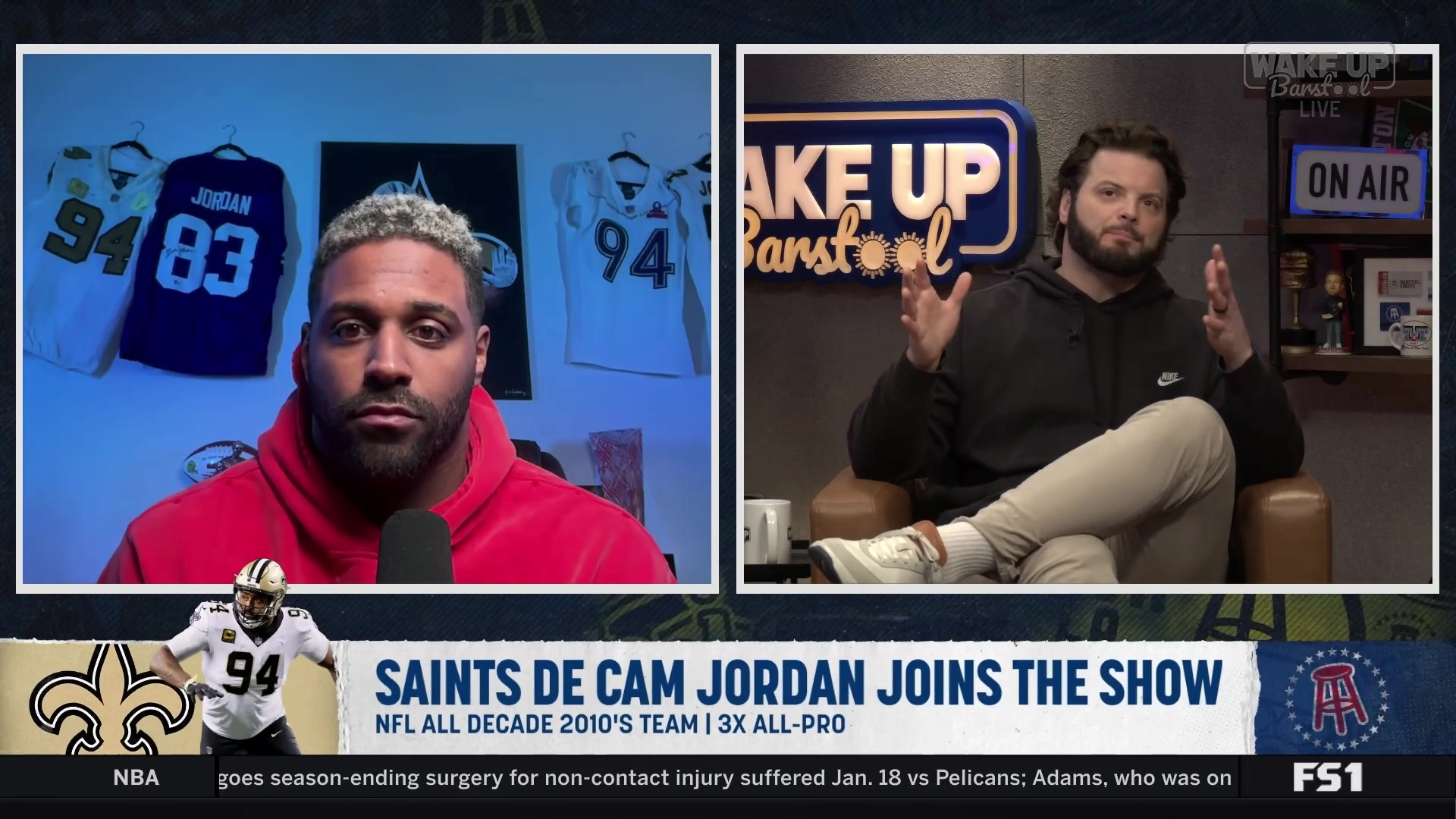 Cam Jordan reacts to Belichick's HOF snub and his own legacy
