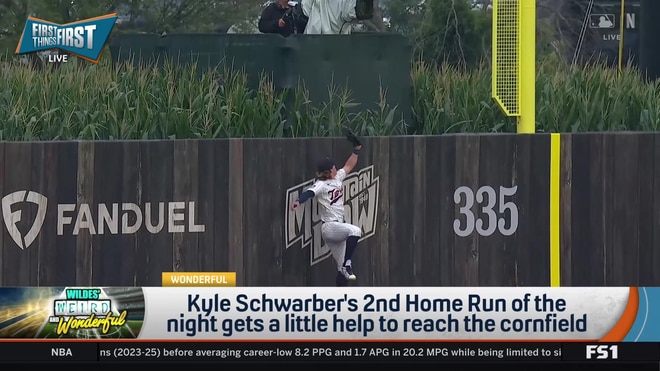 Kyle Schwarber's Field of Dreams homer and a wild bench-clearing brawl