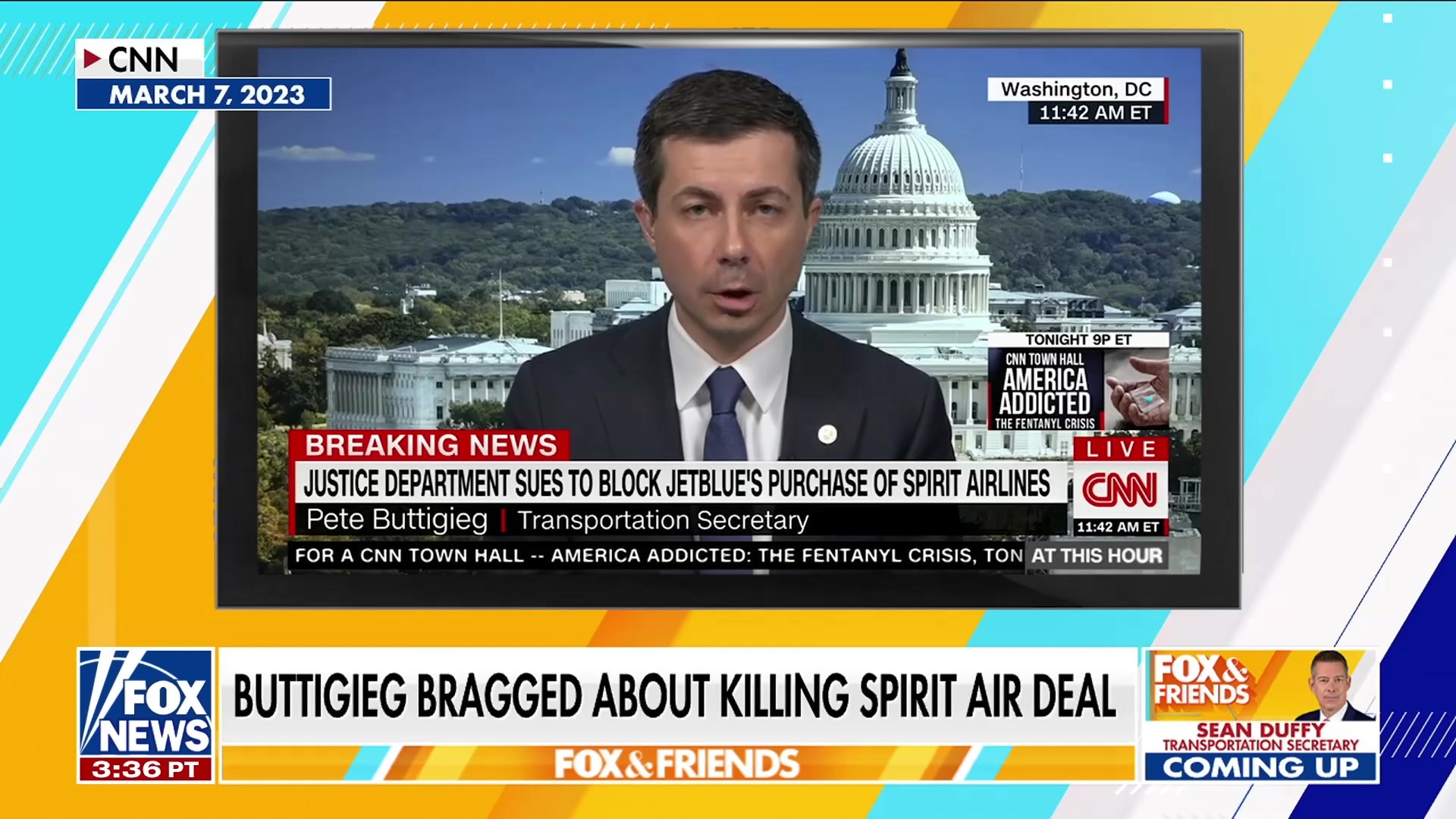 Buttigieg boasted about killing Spirit-JetBlue merger