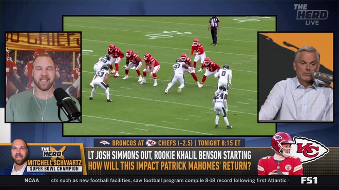 How Patrick Mahomes' injury return and a rookie left tackle impact the Chiefs