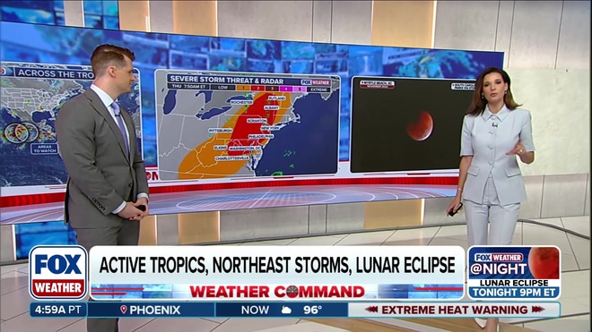 Stephen Morgan and Melanie Black track severe storms and tropical threats