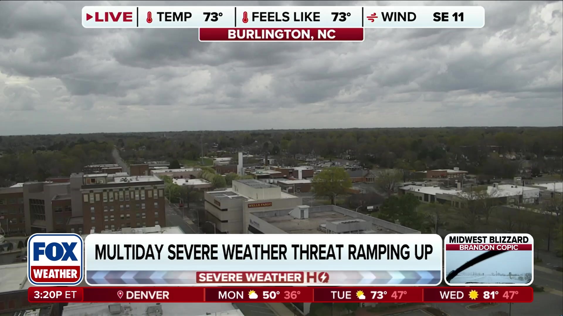 Severe weather threat ramps up across the East Coast