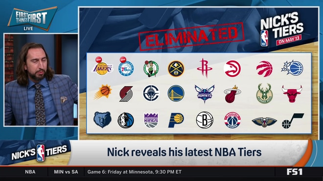 Nick's NBA Tiers: Lakers and 76ers Eliminated
